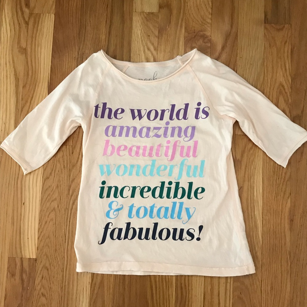 Peek girls 3/4 sleeve top